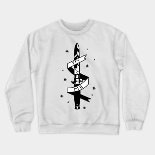 talk slick, get slit Crewneck Sweatshirt